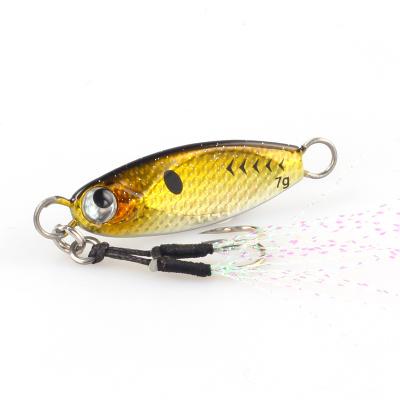 China Wholesale Lead Metal Jig Spoon 5g 40.5mm Fishing Lure Building Hard Sea Super Bass Tackle for sale