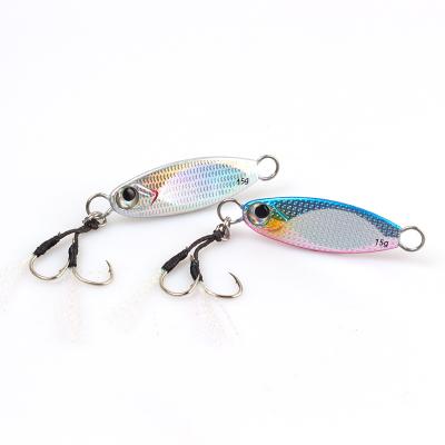 China New design lead casting lure 7g 45mm metal fishing slow jig for sale