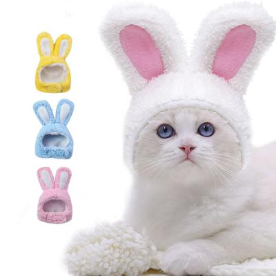 China Best Selling Cute Pet Birthday Gift Dog And Cat Autumn Winter Rabbit Cute Small Hats for sale