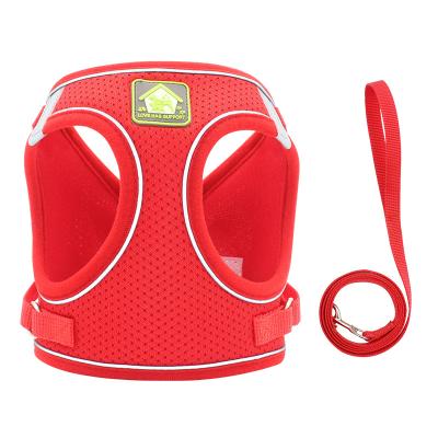 China New Hot Sale Pet Chest Strap Dog Vest Strap Reflective Breathable Dog Rope Wholesale Reflective Traction Rope for sale