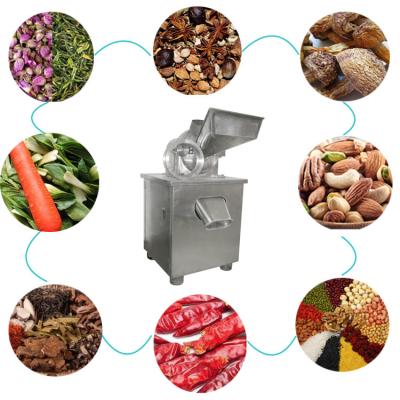 China Medicine Processing Tea Powder Making Machine Stainless Steel Tea Leaf Grinding Milling Crushing Machine for sale