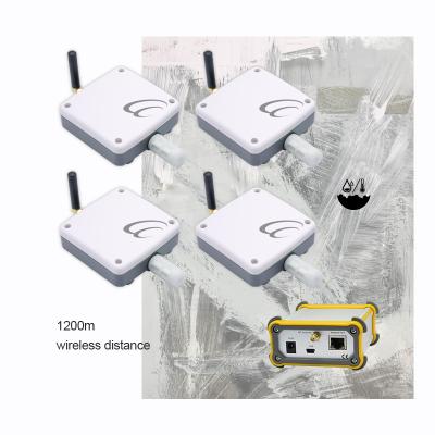 China Easy Operation Industrial Ethernet Zigbee Temperature Alarm Sensor 4 Sets Wireless Temperature Humidity Sensor for sale