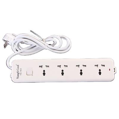 China High Quality Safety Factory Convenient Sale With Switch 110V-250V Power Extension Socket 1.8m Extension Cord 4 Plug for sale