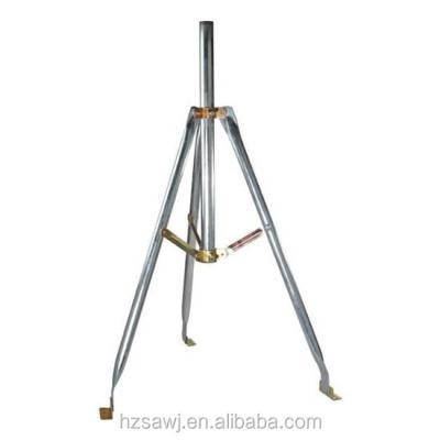 China High Quality Steel Antenna 3ft Pole Mount Tripod Mount for 45cm ku band satellite dish antenna for sale