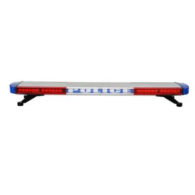 China PC + aluminum alloy good quality slim DC12V or 24V high power led light bar for police car for sale