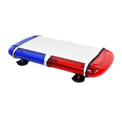 China Factory Price PC+Aluminum COB LED Red Blue Cover LED Minimum Font Light Bar Magnetic Light Bar for sale