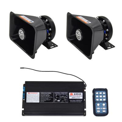 China Warning For Police Ambulance AS-940 Siren 400W Alarm Horn Wireless Remote Control Speaker for sale