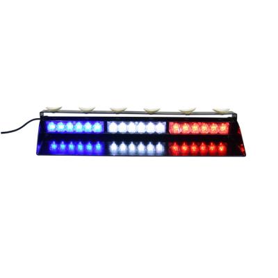 China PC + Aluminum Alloy LED Car Lights High Power White Amber Blue Red Flash Strobe Dash Led Police Emergency Light Vehicle for sale