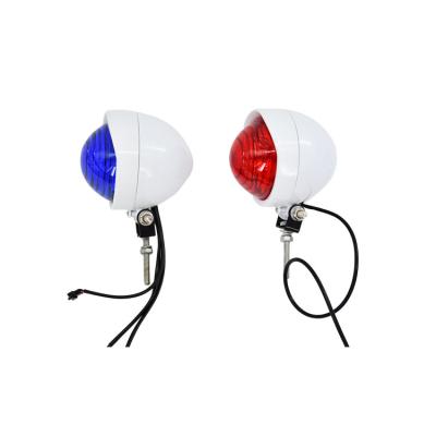 China pc& Aluminum Alloy Red Blue Strobe LED Flash Warning Light For Police Motorcycle for sale