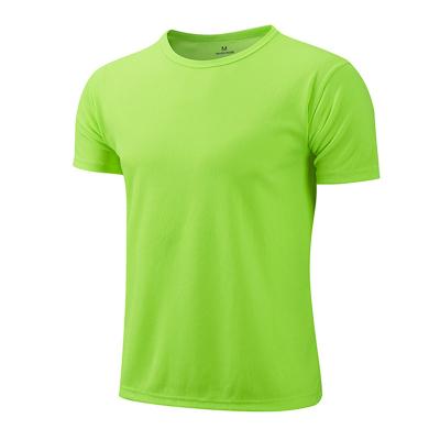 China Anti-wrinkle Men Fitness Football Jersey Quick Dry Bodybuilding Gym Shirt Short Sleeve Running T Shirts Sport Training T-shirt Man Sportswear for sale