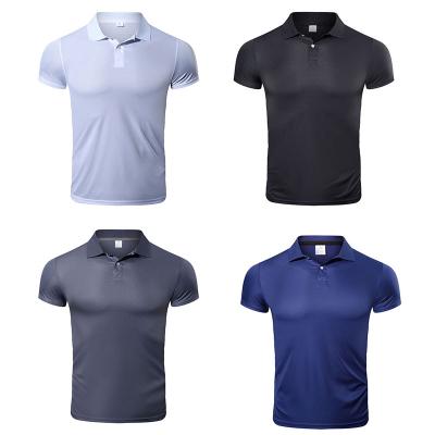 China Anti-wrinkle T Shirt Quick Dry Short Sleeve Sport T Shirt Gym Jerseys Fitness Shirt Trainer Running T-shirt For Men With Collar T-shirts for sale