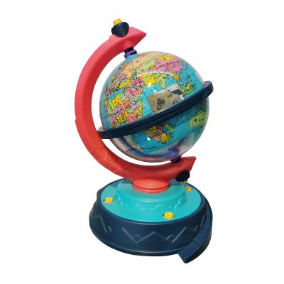 China ABS Plastic Educational DIY Toy Globe World Learning Building Block Toys Assemble Hand Game Tellurion Block Set for sale