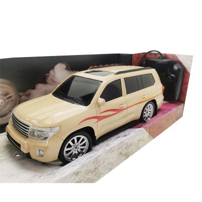 China RC Hobby Best Selling Friction Inertia RC Model Set Cheap Plastic Toy Trucks Toyota Four Channel Remote Control 1/12 Car for sale