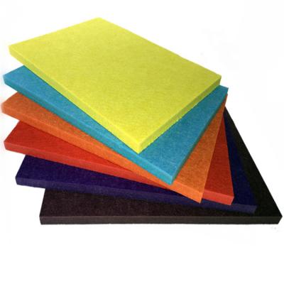 China Sound Absorbing Sound Absorbing Felt Panel 9mm PET Acoustic Panel Eco - Friendly Breathable for sale