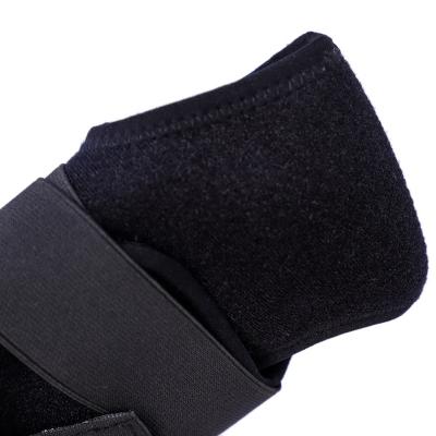 China Breathable Adjustable Elasticity Ankle Brace Ankle Support Wrap Black Professional Black Ankle Support New for sale