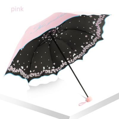 China High Quality Customization Wholesale UV Protection Outdoor Rain Folding Sunny And Rainy Umbrella For Outdoor Beach for sale