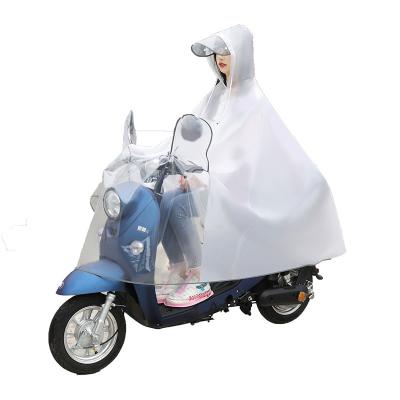 China Best Selling Lightweight PVC Edge Safety Raincape Raincoat Riding Large Pure Color Simple Durable Hooded Adult Raincoat Poncho for sale