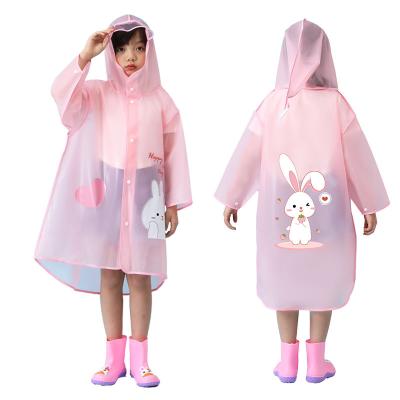 China 2022 Hot Selling Light Weight Factory Supply Fashion Cartoon Raincoat Children Cheap Poncho For Outdoor Travel for sale