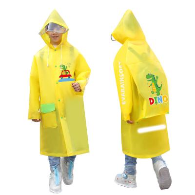 China 2022 light hot sale factory fashion cartoon raincoat kids cheap poncho for outdoor travel customized logo for sale