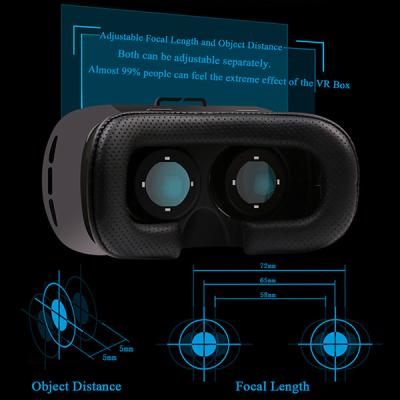 China VR Box VR Case VR 3D Glasses Upgraded Edition Virtual Reality Glasses Manufacturer for sale