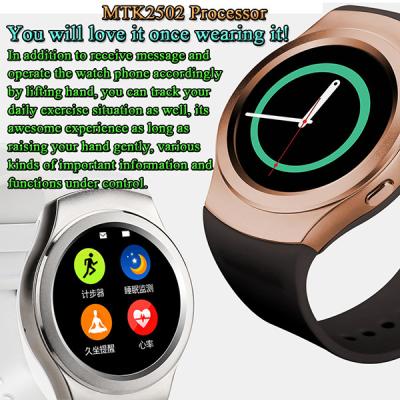 China Samsung Shape 1.3 Inches 240 x 240 Pixels High Definition Round-shaped IPS Screen Smart Watch Phone for sale