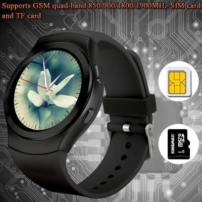 China Samsung Shape MTK2502C 1.3-Inch 240 x 240 Pixels High Definition IPS Round-shaped Screen Smart Watch Phone for sale