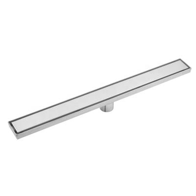 China Contemporary Floor Drain Linear Drain Shower Channel Linear Tempered Glass for sale