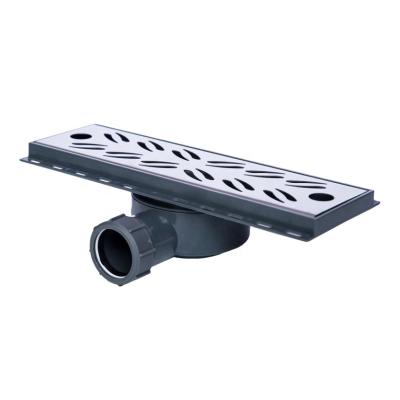 China Contemporary Cheap Price Plastic Linear Floor Drain Long For Bathroom for sale