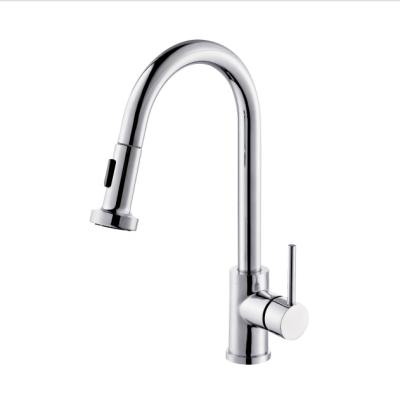 China 2021 new single hole kitchen faucet modern kitchen faucet hot and cold faucet for sale