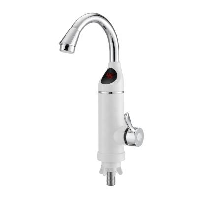 China Commercial Brass Electric Water Heater Faucet Drinking Water Faucet Chrome Water Tap Electric Faucets for sale