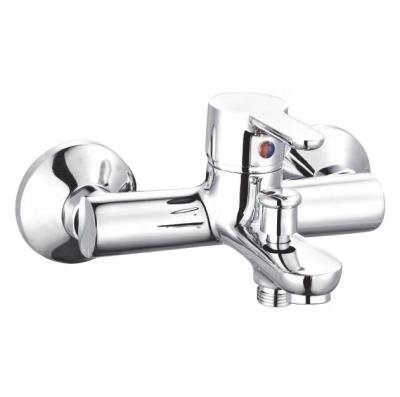 China Without Slide Bar Cheap Bath And Brass Single Handle Shower Faucets Sanitary Ware Bathroom China Shower Faucet for sale