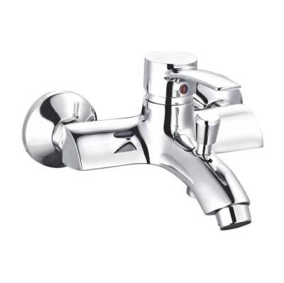 China Without Slide Bar New Arrival America Unique Bathroom Faucets Sensor Wall Mounted Bath And Shower Faucets for sale