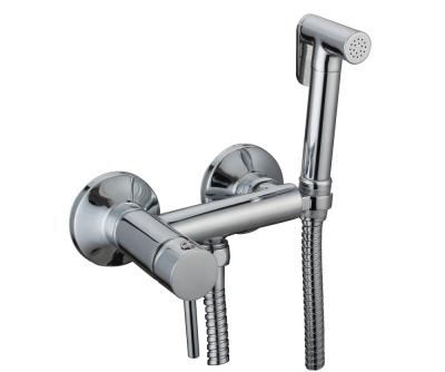 China With High Quality Complete Muslim Brass Shower 2way Shattaf Toilet Bidet Set for sale