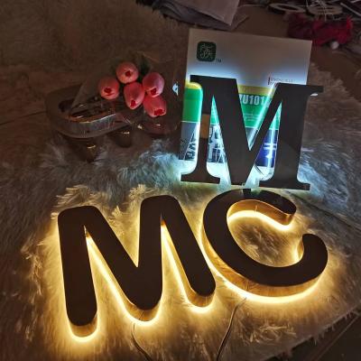 China 2020 Buildings LED Light Channel Aluminum Letters Aluminum Signage Company Logo LED Logo Name Store for sale