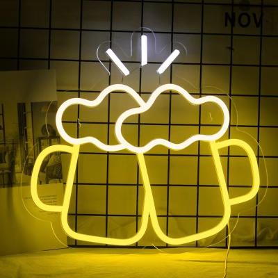 China Buildings USB Flexible Neon Light or Neon Sign Battery Operated Butterfly Neon Light for Bedroom Living Room Bar Home Wedding Decoration for sale