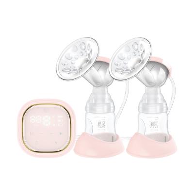 China BPA Free 12 Years Experience OEM ODM Silicone Rechargeable Double Milk Electric Breast Pump With Suction for sale