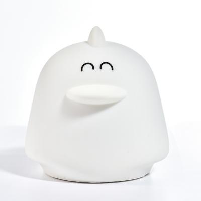 China Rechargeable Cute Bedroom Silicone LED Cartoon Kids Night Light for sale