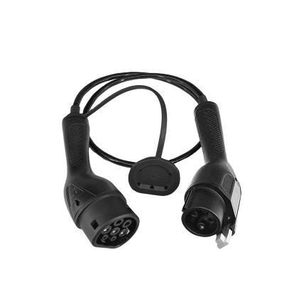 China Commercial SAE J1772 IEC 62196 EV Cable EV Cable Electric Vehicle Charger Charging Type - 2 To Type 1 32A Electric Car Cable for sale