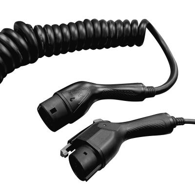 China Electric Vehicle Charging IEC 62196 - 2 Ip55 32a Mode Level 3 Electric Car Charger SAE Type 1 To Type - 2 16a Ev Portable Charging Cable for sale