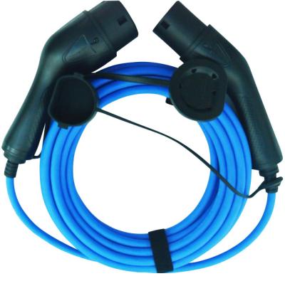 China Single Phase Electric Vehicle Type - 2 To Type - 2 Ev Cable 32A Type2 Ev Charger Cable Charging Mode 3 for sale