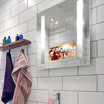 China Modern Home Smart LED Magnifying Wall Mounted Lighting Lighting Decorative Bathroom Mirror Bathroom Mirror for sale