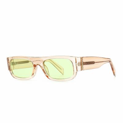 China Fashion Sunglasses Shape Sun Glasses 2021 Hot Selling Wide Legs Rectangle Women Vintage Sun Glasses UV400 Sunglasses for sale