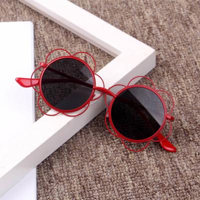 China Fashion Sunglasses 2019 Round Sun Glasses UV400 Flower Children Sun Glasses New Arrival Fashion Sun Glasses Boy Girl Children Cute Kids Sun Glasses for sale