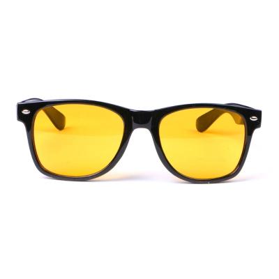 China Hot Selling Fashion Sun Glasses UV400 Sunglasses Women Men Adjust Hot Yellow Glass Sunglasses Night Vision Glasses Night Driving Glasses for sale