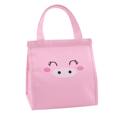 China Oxford Cloth Cute Cartoon Pet School Lunch Insulation Bag Thick Aluminum Foil Lunch Box Thick Bag Primary Outdoor Picnic Insulation Bag for sale