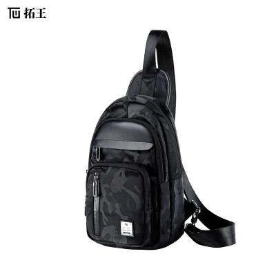 China Good Quality PU Oxford Fabric Men's Messenger Bag Single Shoulder Outdoor Convenient Waist Bag Backpack Waterproof Cloth for sale