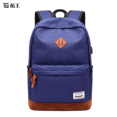 China With USB Backpack School Bag Oxford Unisex Waterproof High Quality Large Capacity Multifunctional Backpack With USB16192s for sale