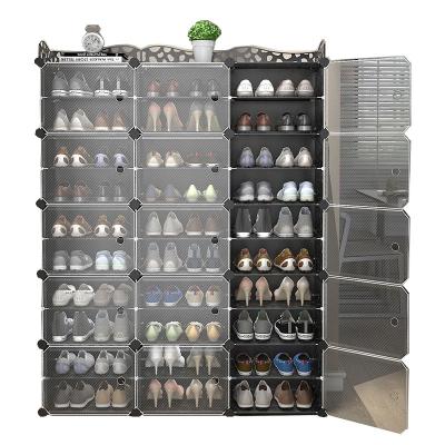 China White Magnet Logo Building Shoe Storage Cabinet Kids Kitchen Style Shoe Box Holder Gym Bag Convertible Clear Acrylic Transparent Plastic for sale