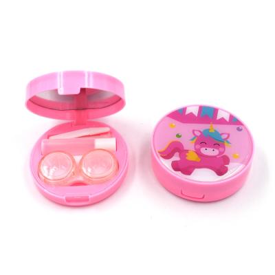 China Eco Friendly Cute Case Portable Contact Lens Case Contact Lens Kit Case With Contacts Remover for sale