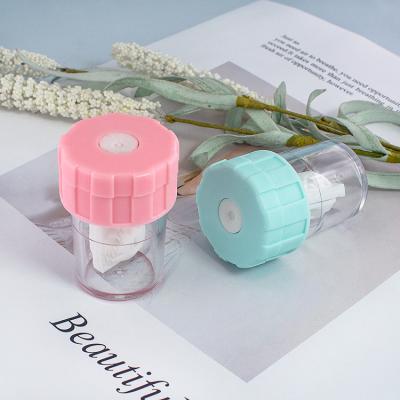 China Contact Lens Cleaner Accessories Manually Contact Lens Case Eco-Friendly Practical Contact Lenses Case for sale